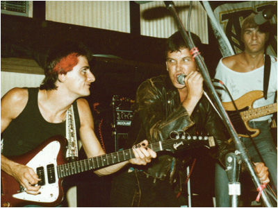 Punk night at the Tudour Room in Cairns 1980